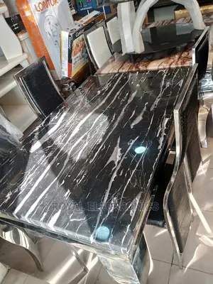 Just Released 4 Chairs Modern Marble Top Dining Sets
