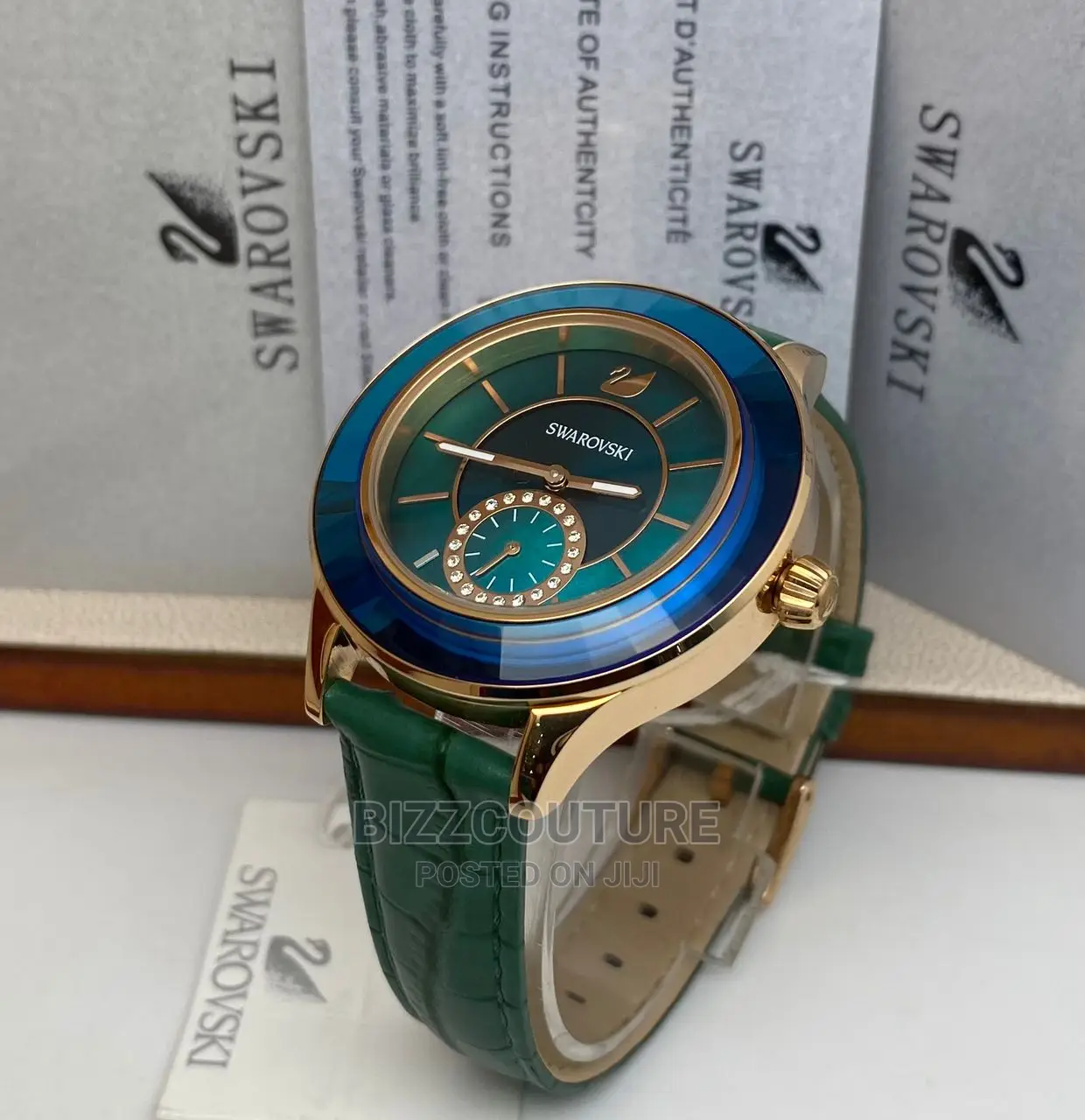 Original SWAROVSKI Leather Strap Band Available in Store