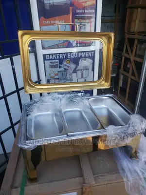 3 Plates Transparent Chaffing Dishe