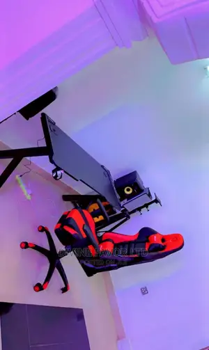 Gaming Chair With Gaming Table
