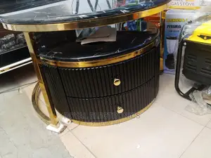 Standard Imported Round Center Table With 2 Drawer