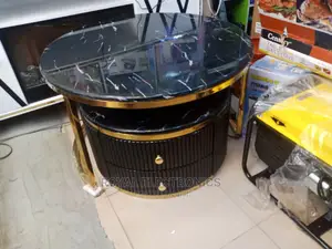 Top Quality Imported Round Center Table With 2 Drawer