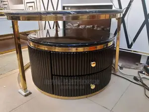 Premium Quality Imported Round Center Table With 2 Drawer