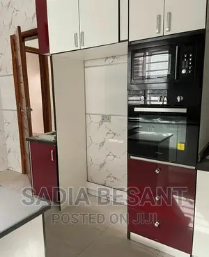 Contemporary Kitchen Cabinet Design With Accessories