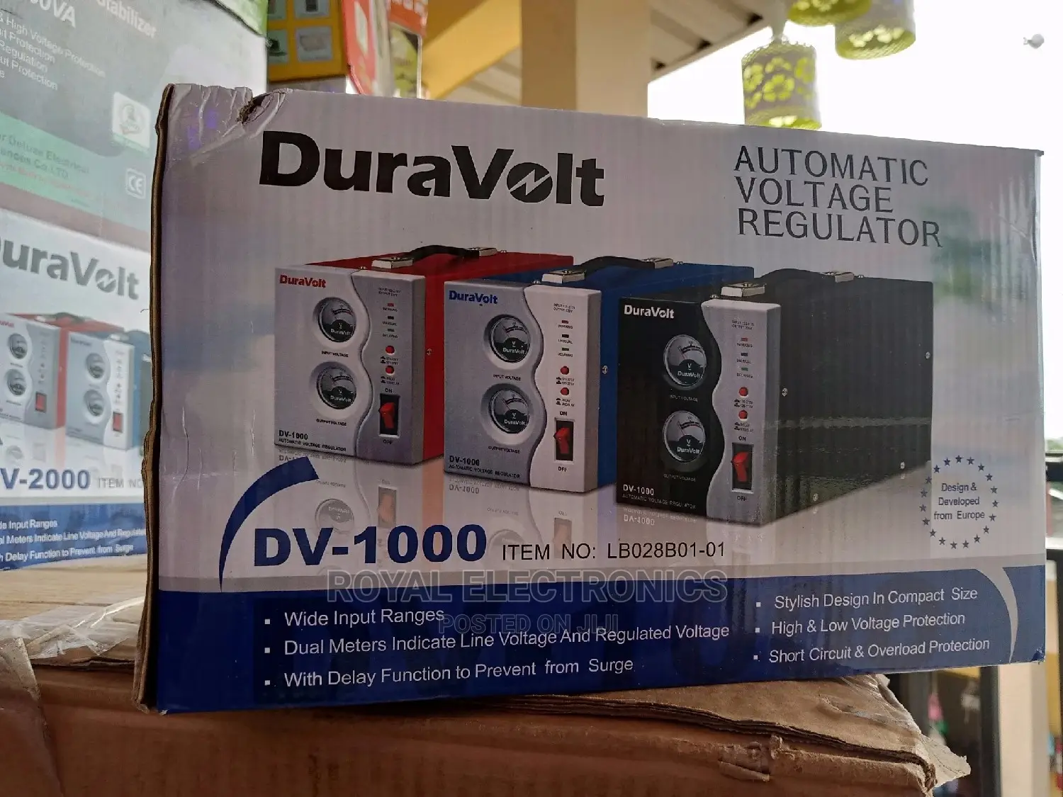 Generic Duravolt 1ooowatts Automatic Voltage Regulator