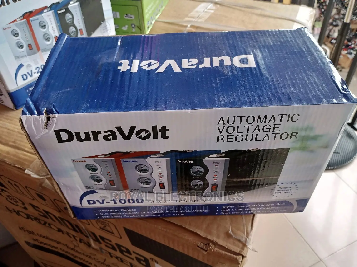 Original Quality DURAVOLT 1OOOWATTS Stabilizer
