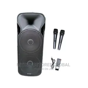 15" Rechargeable Public Address System Speaker With Bluetoot