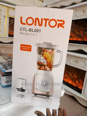 Brand New Lontor 1.5 Litre (CTL-BL001) Blender -Grey