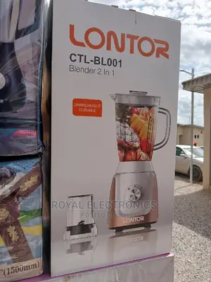 Powerful Lontor 1.5 Litre (CTL-BL001) Blender -Grey
