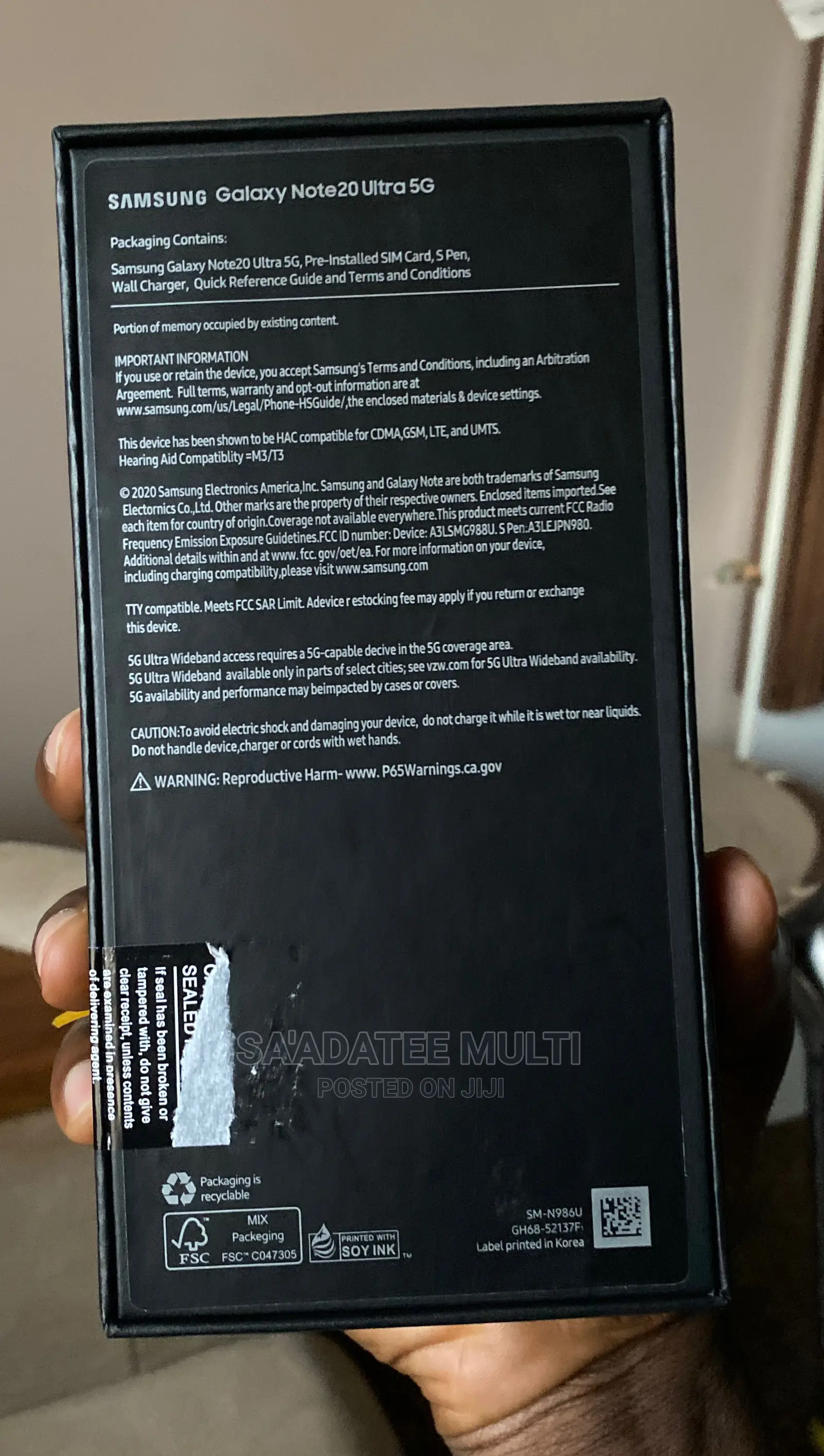 Samsung Galaxy Note 20 Ultra 256 GB Rose Gold