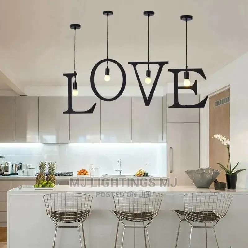 Letters Chandelier Home Creative Lighting.
