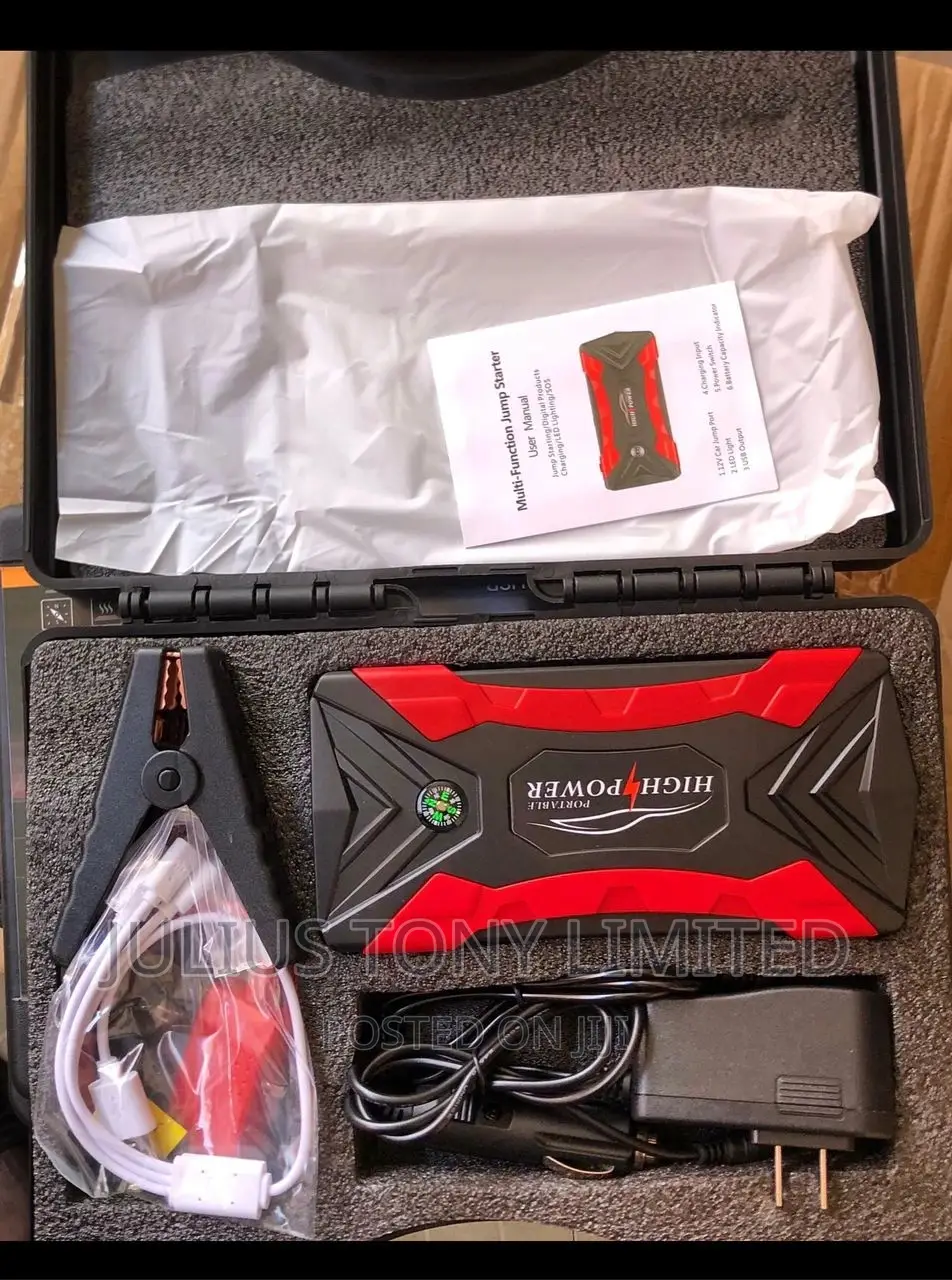 High-Power Car Jump Starter Kit Multi-Function Emergency Power Bank