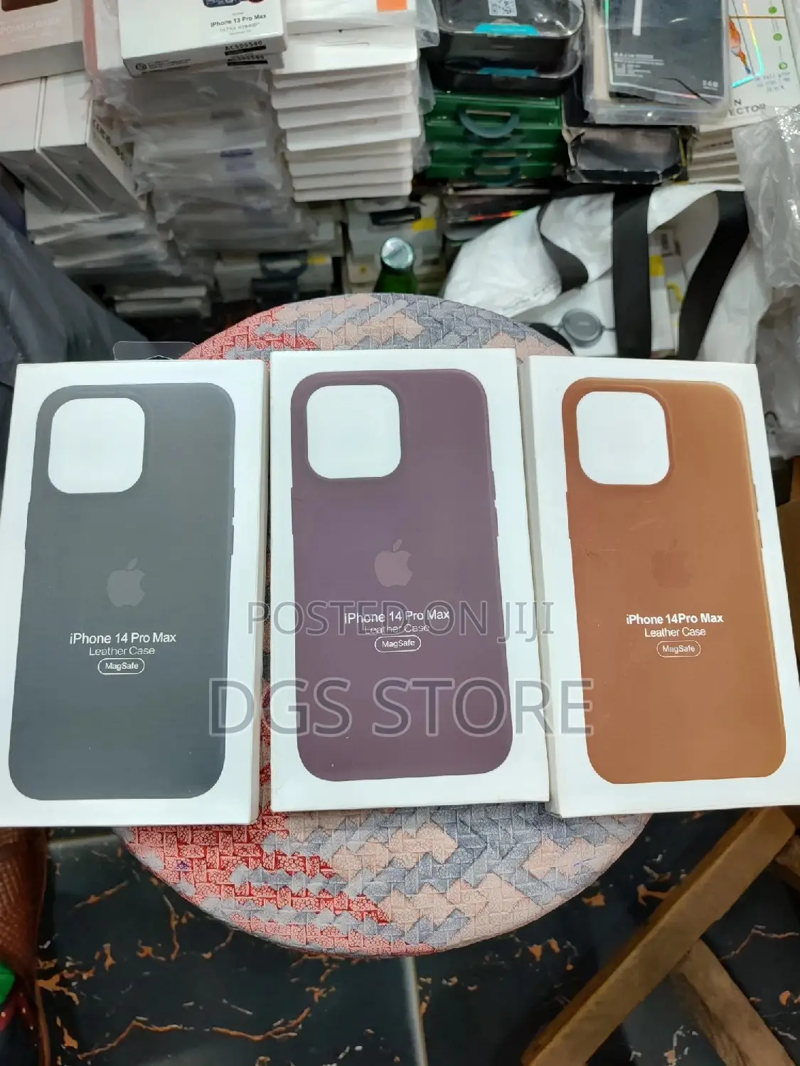 iPhone 14 Pro Max Leather Case Magsafe