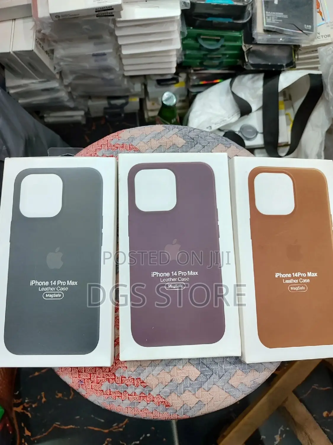 iPhone 14 Pro Max Leather Case Magsafe