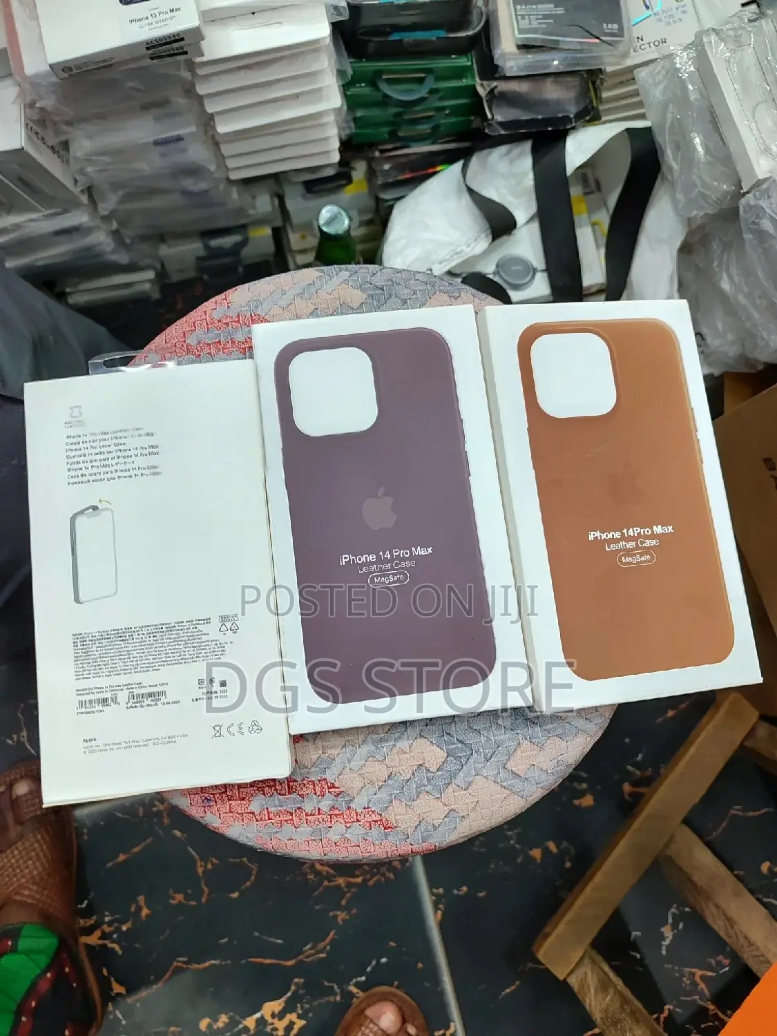 iPhone 14 Pro Max Leather Case Magsafe
