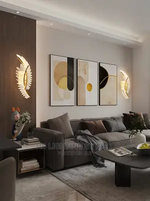 LED Feather Wall Light