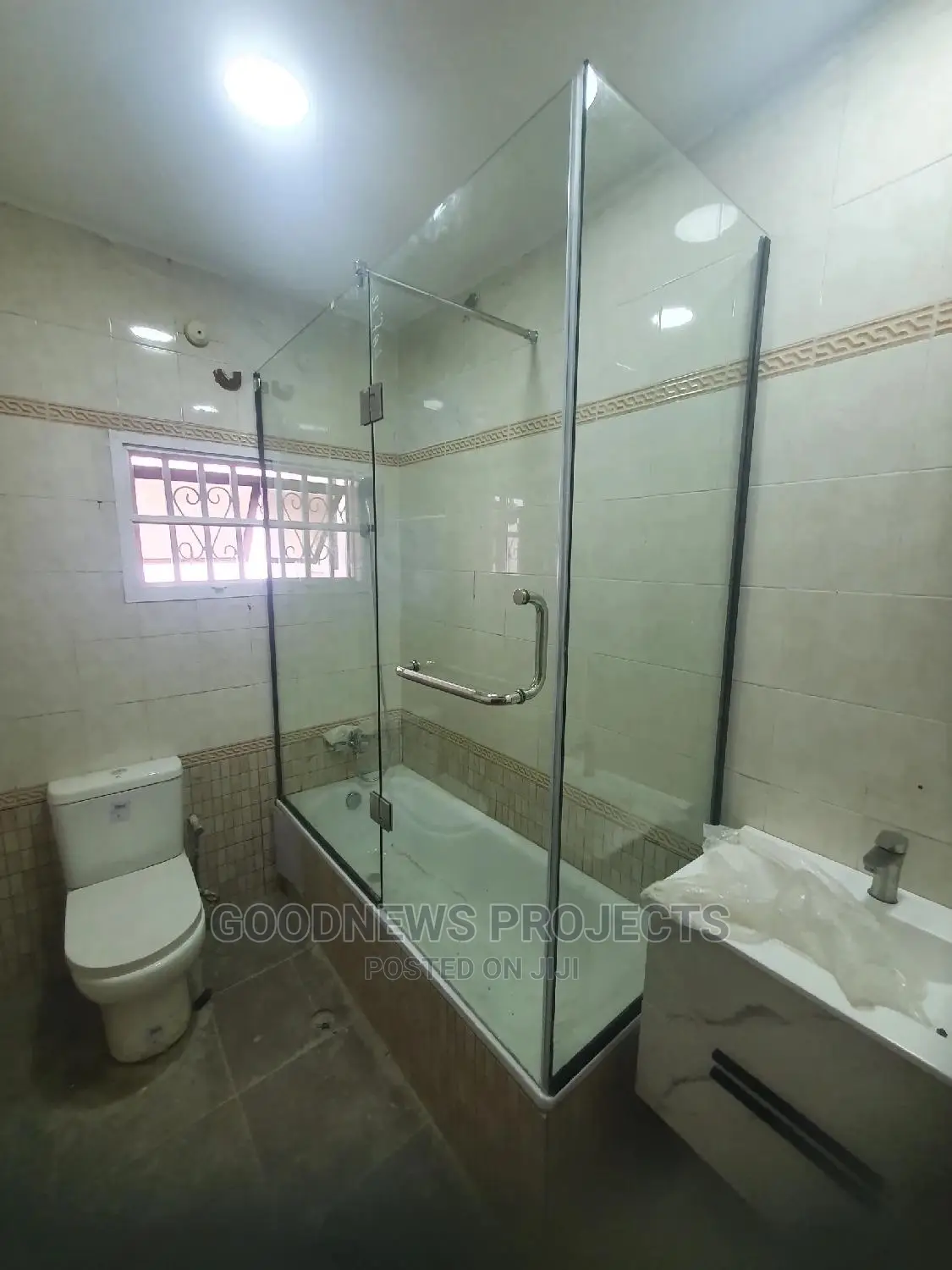 Clear Frameless Glass Cubicle