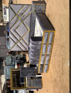 Bed Frame 6x6 With 2 Side Drawers/ Footrest for Home's