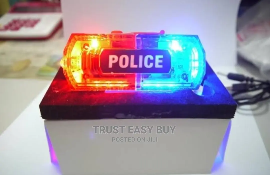 Police LED Flashing Warning Shoulder Light With Flashlight