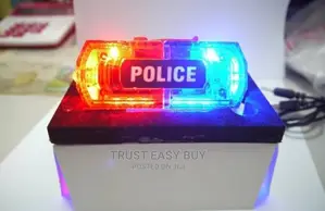 Police LED Flashing Warning Shoulder Light With Flashlight