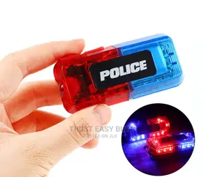 Police LED Flashing Warning Shoulder Light With Flashlight