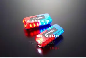 Police LED Flashing Warning Shoulder Light With Flashlight