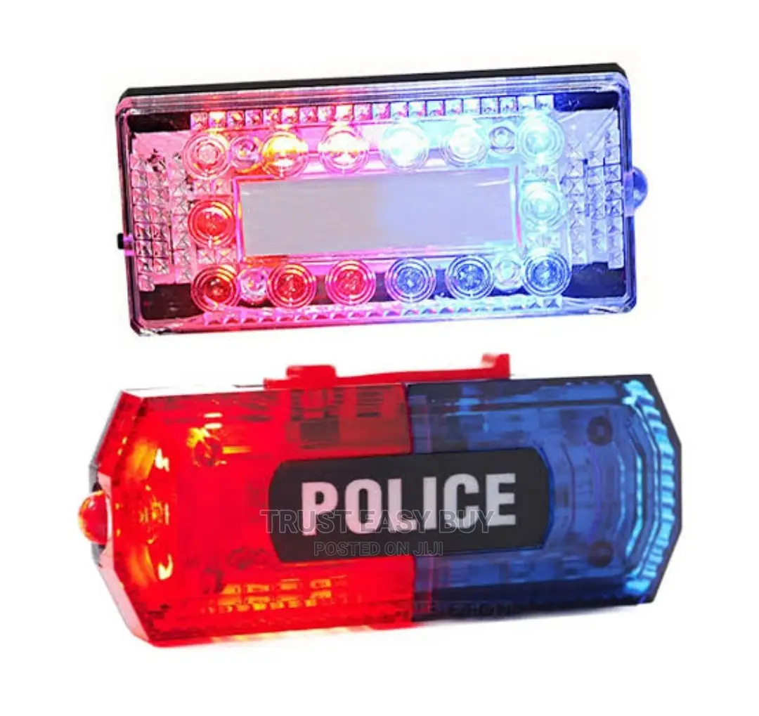 Police LED Flashing Warning Shoulder Light With Flashlight