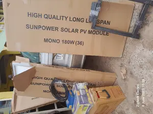 1kva Inverter With 200ah Battery and 3 150w Solar Panels