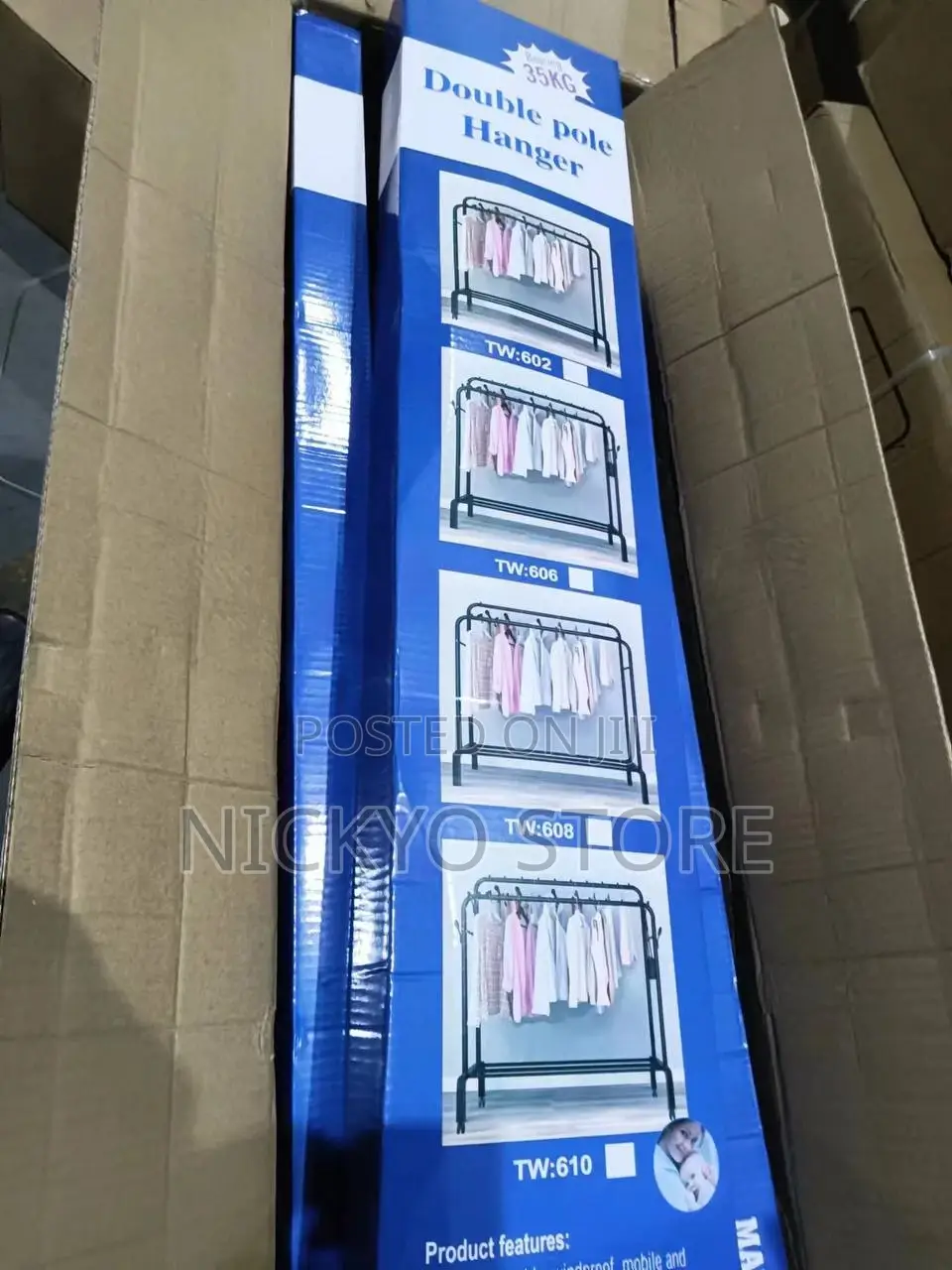 Heavy Duty Double Pole Hanger
