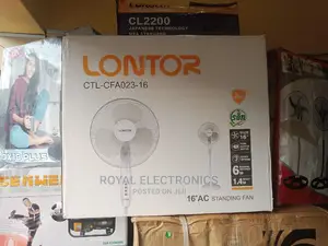AC Cooling Lontor 16"Inches Standing Fan