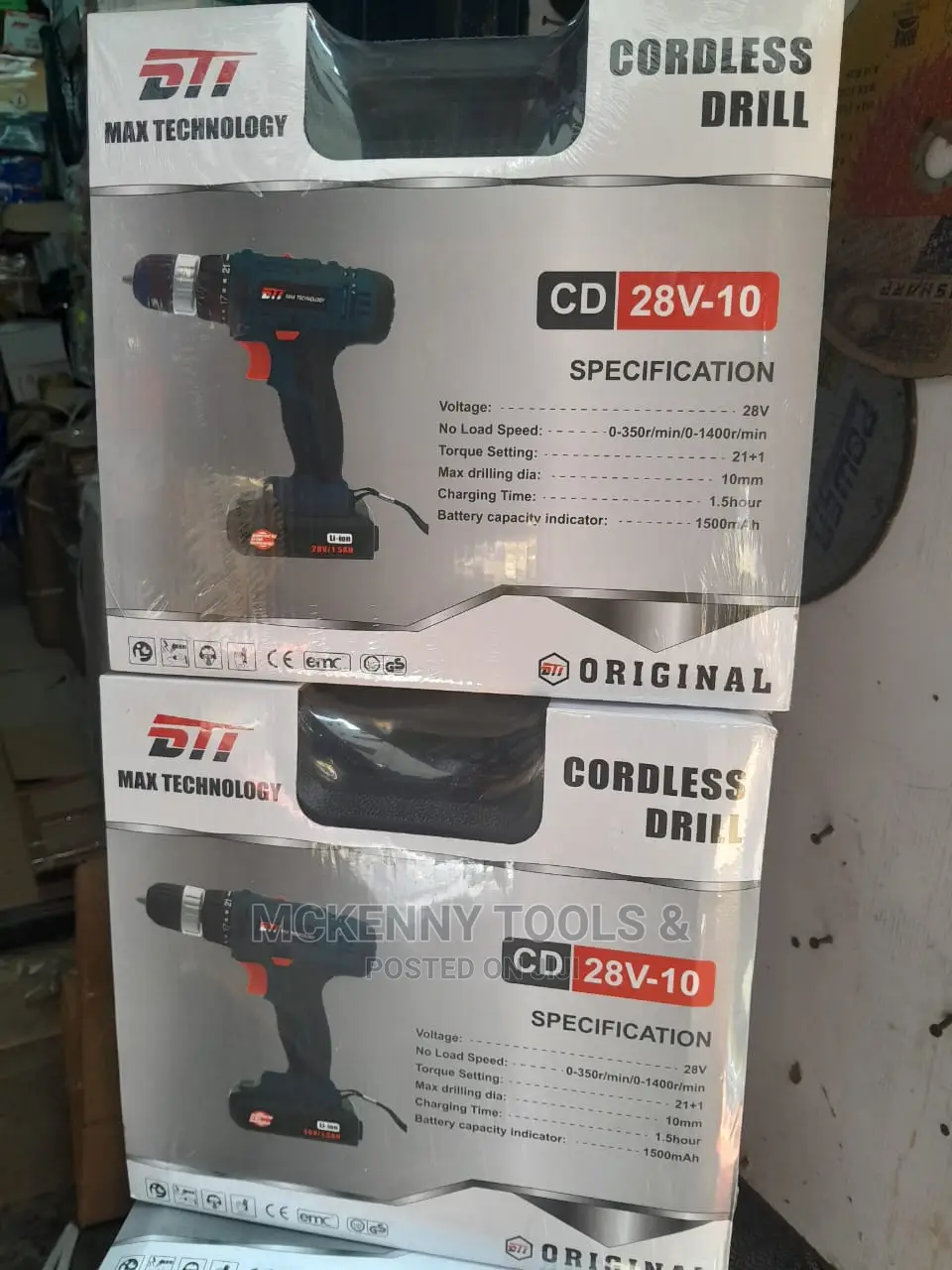 Maxtech Screw Machine Cordless 28v