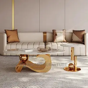 New Modern Marble Top Centre Table
