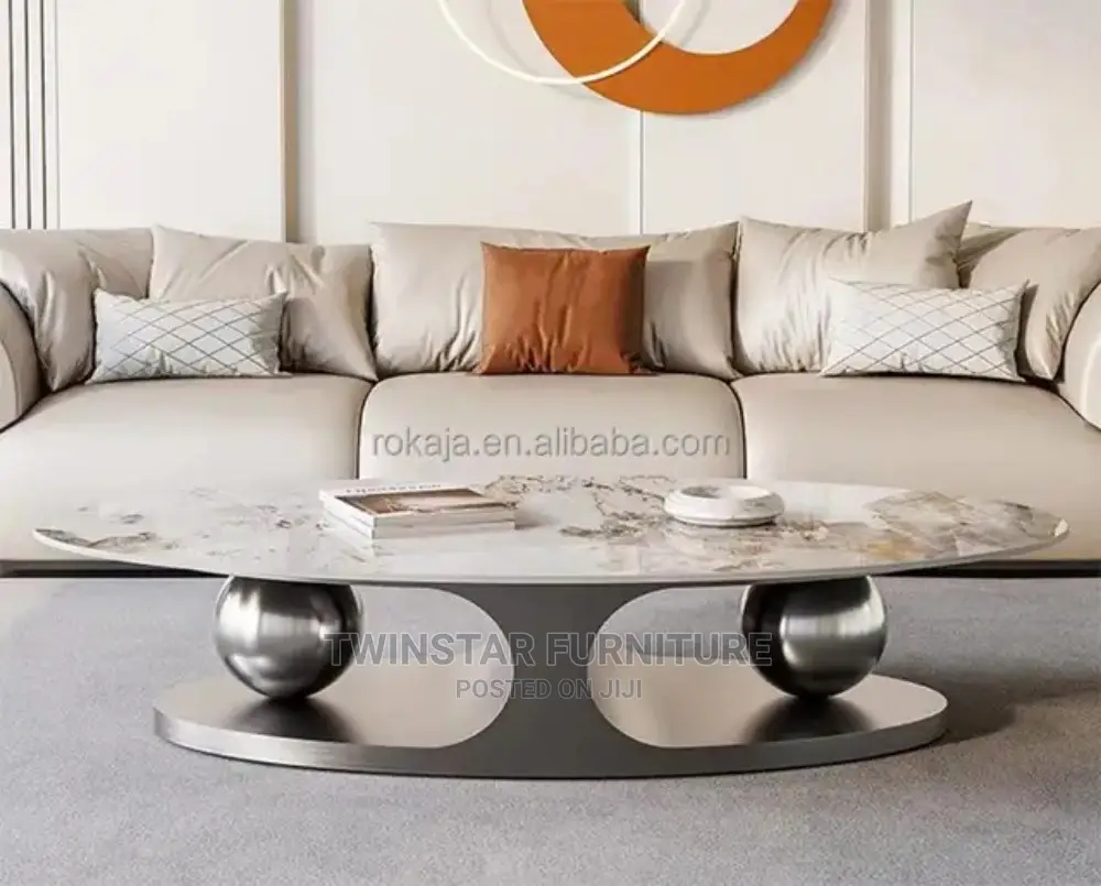 New Modern Marble Top Centre Table