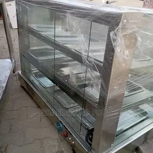 Manufactured Stainless Steel 3layer Food/Snacks Warmer
