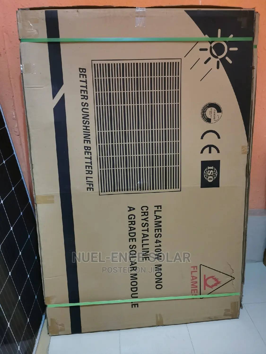 410w Monocrystalline Flames Panels