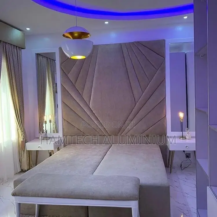 Leather Fabric Bed