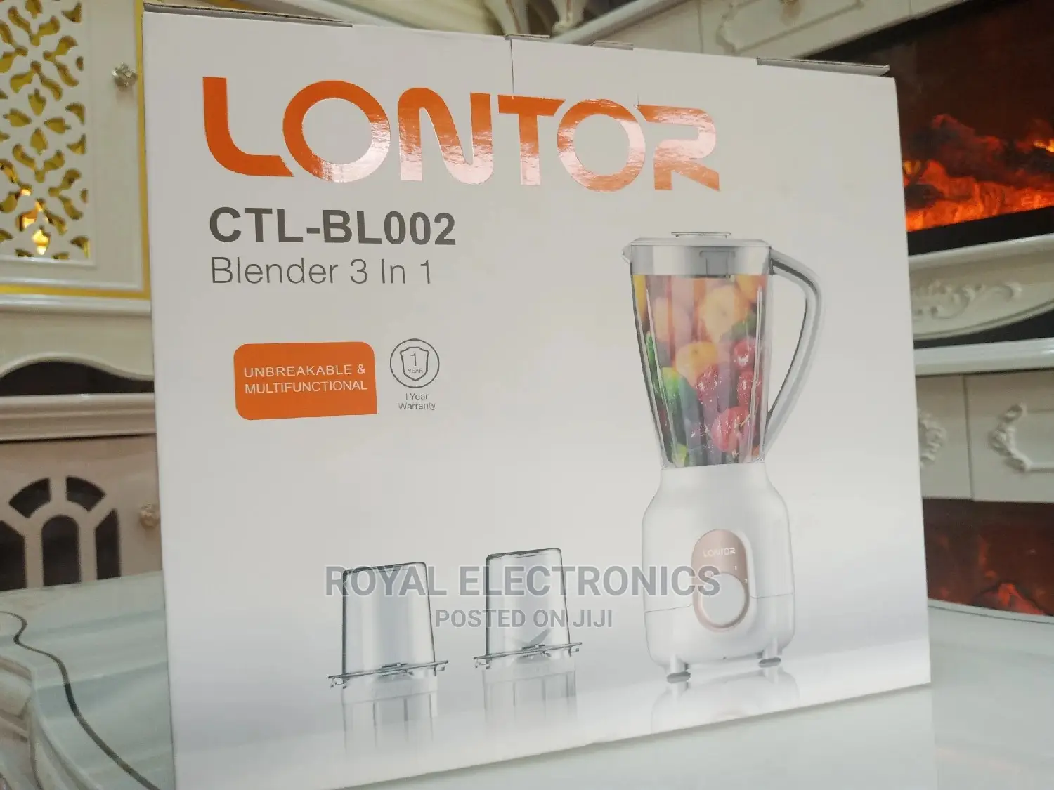 Powerful New Lontor 3 in 1 Electrical Blender | CTL-Bl002