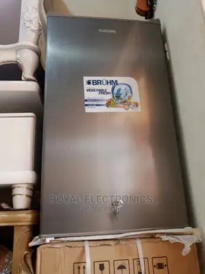 Brand New Bruhm Single Door Refrigerator (Silver)