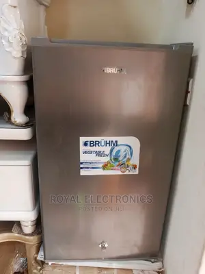 World Class BRUHM Single Door Refrigerator (Silver)