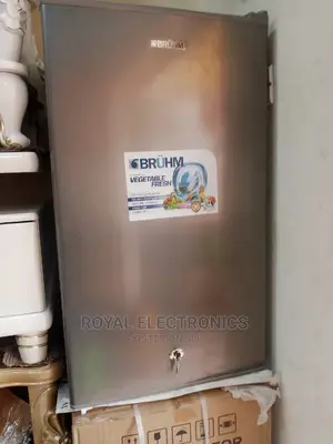 Powerful BRUHM Single Door Refrigerator (Silver)