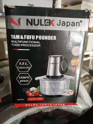 High Quality Nulek 5.5L Yam and Fufu Pounder Machine