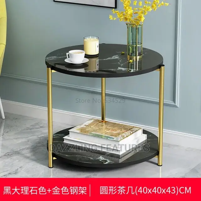Marble Round Stool