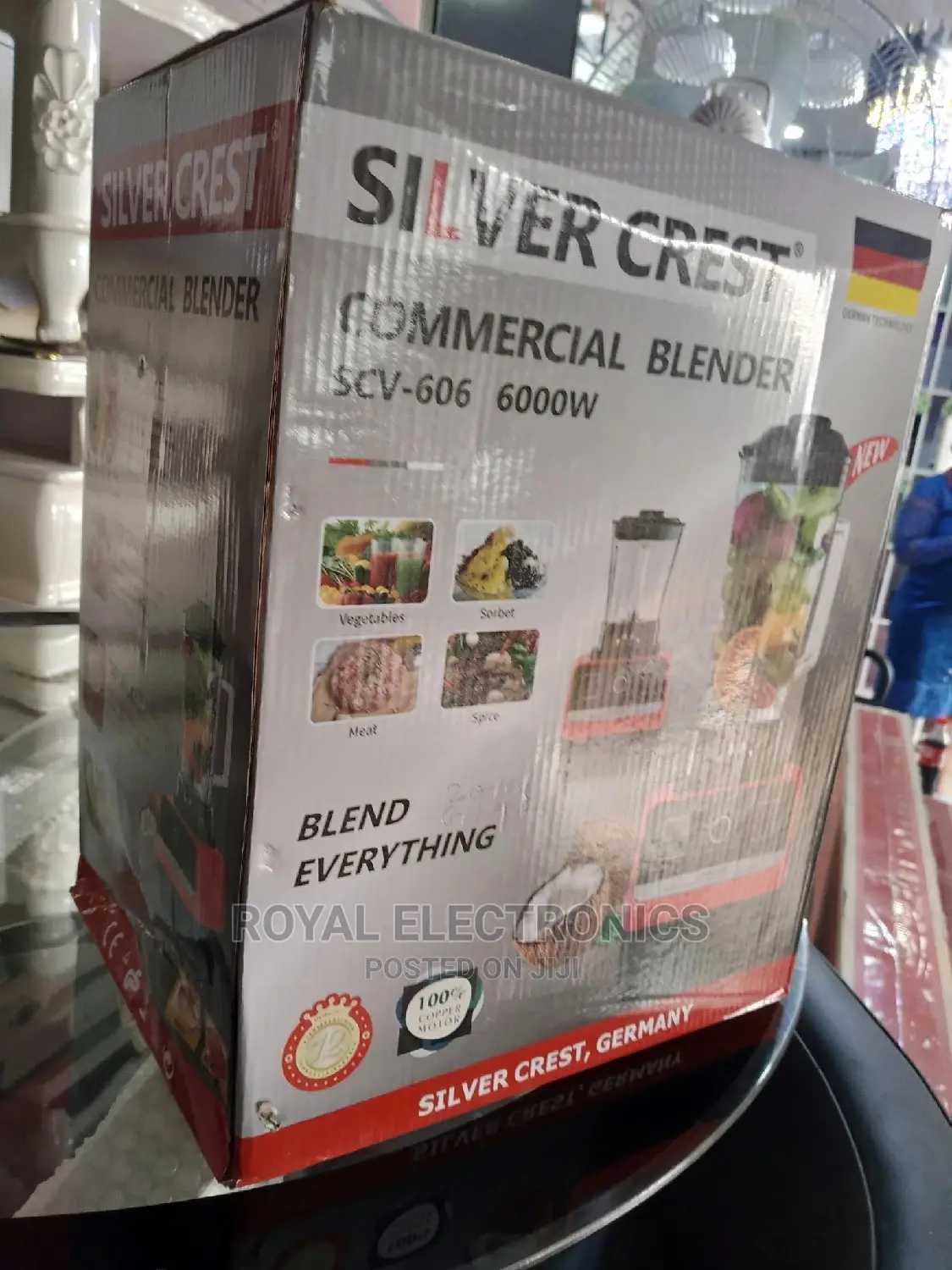 Newly Released Silver Crest 6000W Commerical Blender