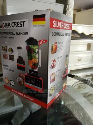 Heavy Duty Silver Crest 6000W Commerical Blender