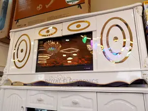 Modern Imported TV Stand With Electric Fire Display