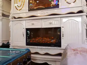Very New Imported TV Stand With Electric Fire Display