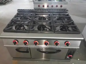 Industrial 6 Burna Cooker With Oven