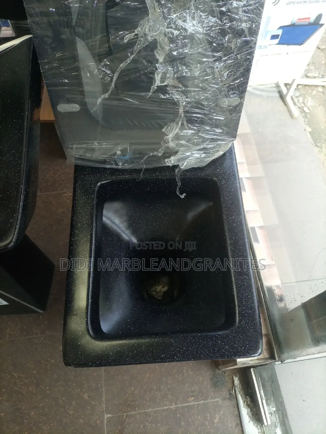 Black WC Set