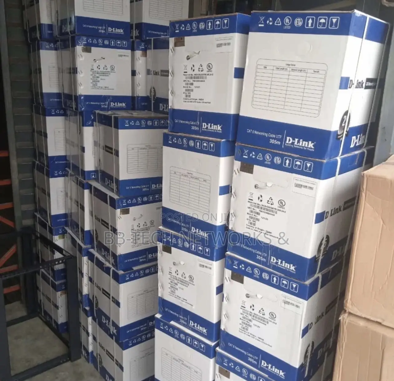 Dlink Cat.6 UTP Network Cable Pure Copper 305m
