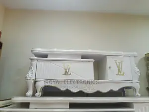 World Class Louis Vuitton Tv Stand With Double Drawer